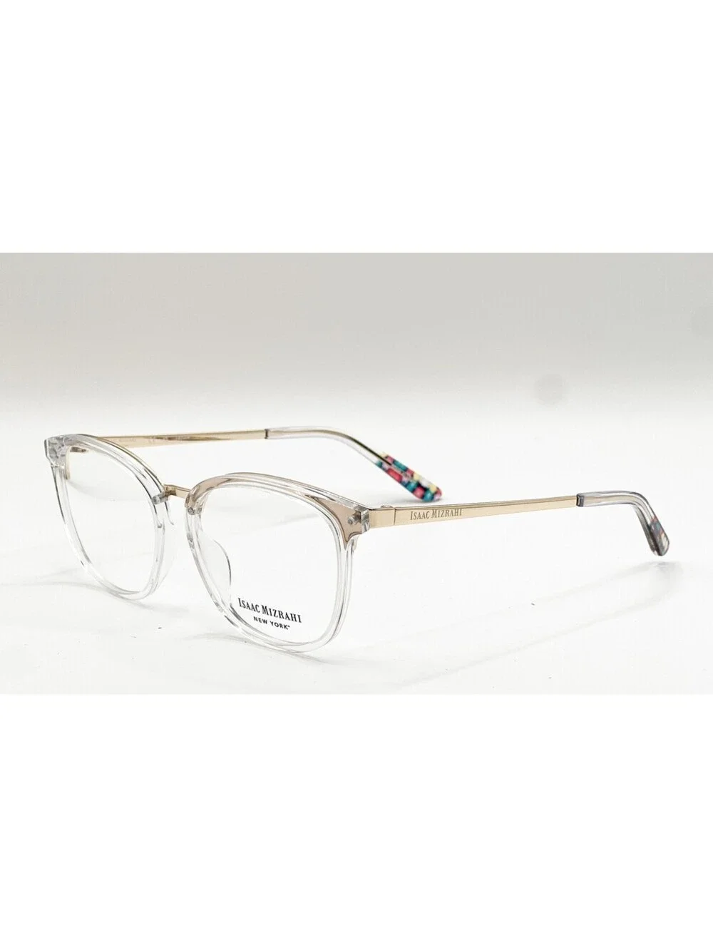 Isaac Mizrahi IM30051 GD Gold Square Authentic Eyeglass Frames 52-17-140